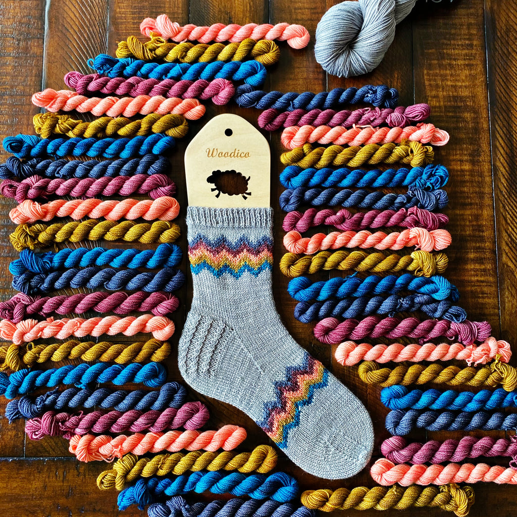 Modern Rainbow Socks No. 2 – Knitty McPurly, LLC